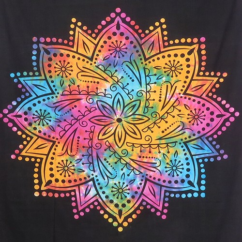 Tapestry Mandala Wall Hanging Boho Cotton Poster Twin Queen Tapestry Home Decor - Picture 185 of 472