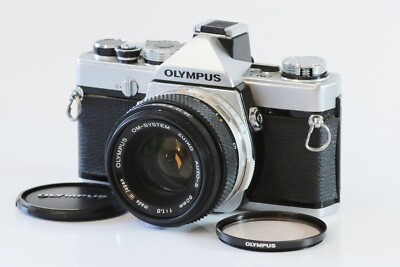 Mint+++] OLYMPUS OM-1 MD Late Model 35mm Film Camera + ZUIKO
