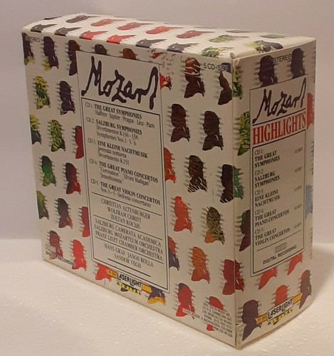 Mozart Highlights - Concertos, Piano Music, Symphonies (1990) 10 Disc CD Box Set - Imagen 5 de 9