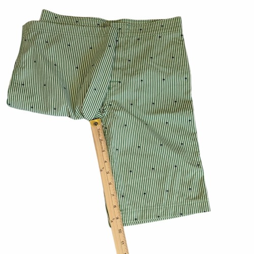 Brooks Brothers Boys Swim Trucks Board Shorts Palm Trees Size 12 Green Stripe - Picture 11 of 11