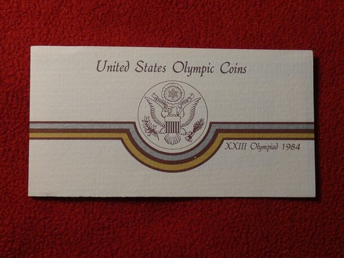 1984-S Proof $1 US Commemorative Olympic Silver Dollar OGP & COA #3338 - Picture 8 of 11