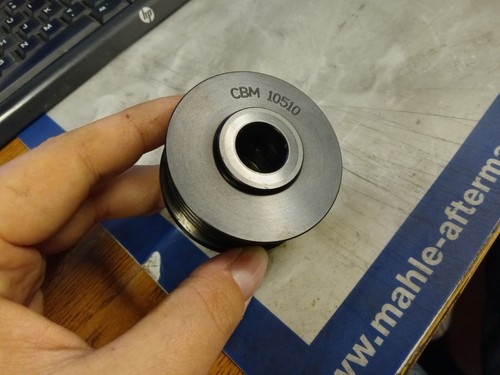 CBM-10510-B CBM 6 RIB BILLET LS ALTERNATOR PULLEY CAMARO/GTO BLACK - Bild 2 von 2