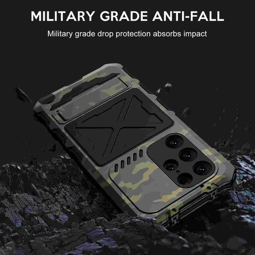 Funda metálica ultra resistente con protector de pantalla para Samsung Galaxy S24 S23 - Imagen 16 de 35