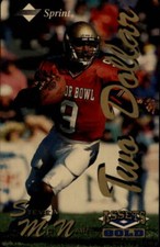 1995 Classic Assets Gold Phone Cards $2 #21 Steve McNair