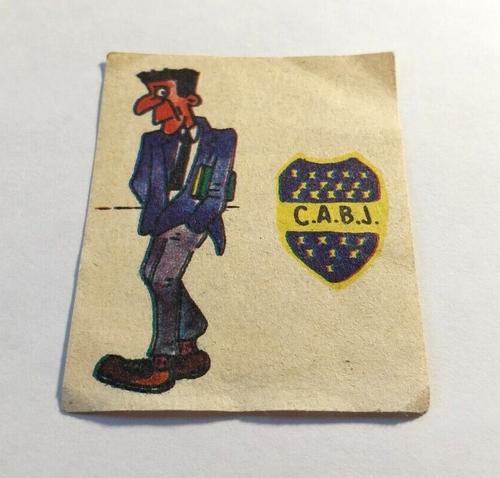 Vintage 1970s Boca Juniors Argentina Rare Bizarre Card Figurita #10 - 第 4/5 張圖片
