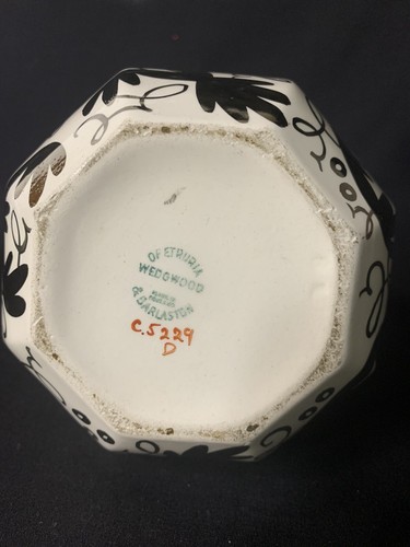 Wedgewood Etruria & Barlaston Creamer Pitcher Bronze Luster Overlay 6” England - Picture 6 of 12