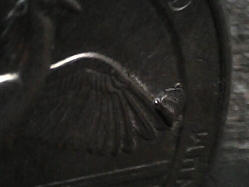 2018 P Cumberland Island Double Die Chip, Large Reverse Error Quarter AU Nice - Picture 2 of 24