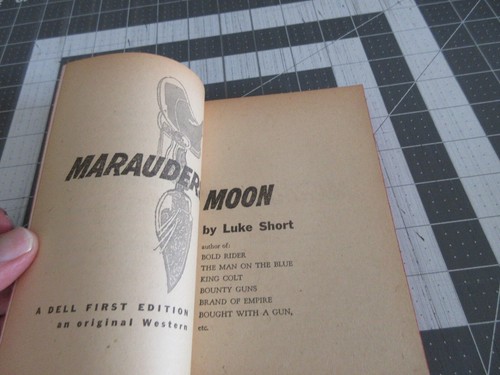 Seltene Erstausgabe #70 Plünderer Mond von Luke kurzes Taschenbuch Western Pulp - Bild 4 von 5