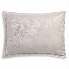 Hudson Park Collection Luxurious Pietra Jacquard Pillow Sham - STANDARD - Silver