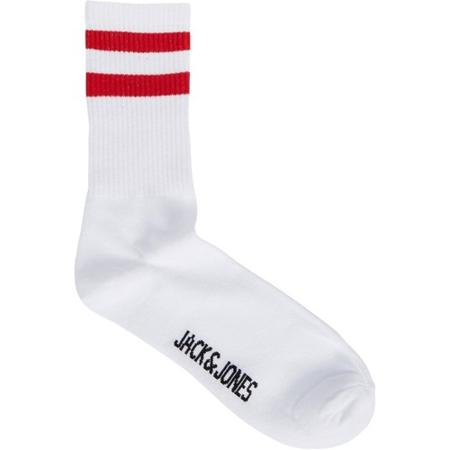 Jack & Jones Mens Stripe Tennis Sock Trainer Socks - Picture 1 of 9