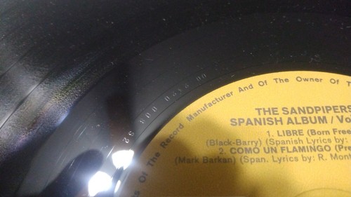 The Sandpipers Spanish Album Volume 2 German Import Record Vintage Vinyl - Picture 12 of 24