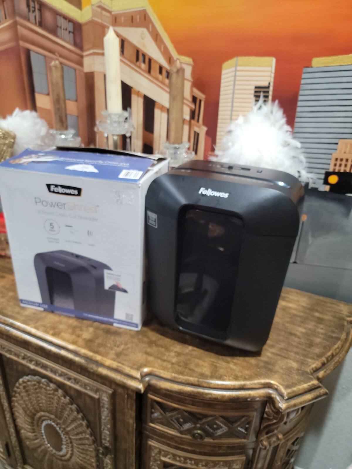 Fellowes Paper Shredder LX50RS Powershred 9 Sheet Crosscut CRC45050 for sale online | eBay