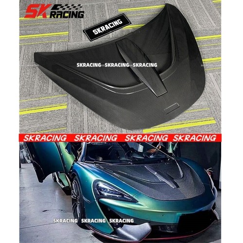 Paneles de capó de capó de motor de fibra de carbono seco aptos para McLaren 540C 570S 570GT 600LT - Imagen 1 de 22