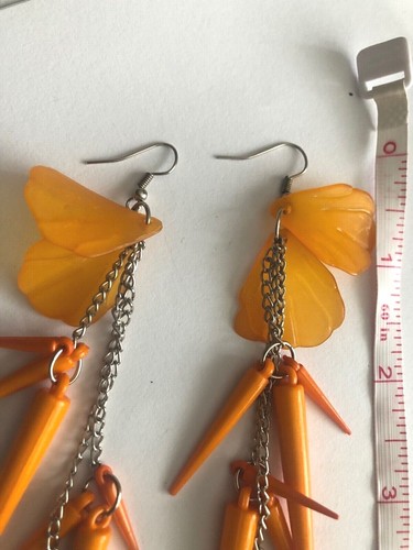 Long dangle drop earring 6" - Picture 18 of 28