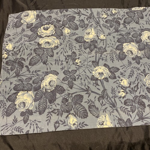 Ralph Lauren Safe Harbor King Pillowcase Ruffled Blue White Roses Floral Cottage - Picture 3 of 10