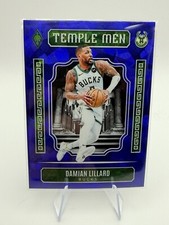 2023-24 Panini Phoenix - Blue Ice - Temple Men #5 Damian Lillard