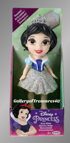 Disney Princesa Mini Muñeca Niño Plata Brillo Raya Moana Ariel Mulan Belle 3" - Imagen 14 de 15