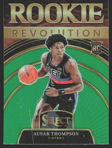 2023-24 Panini Select Rookie Revolution Green Prizm Ausar Thompson #12 GS1