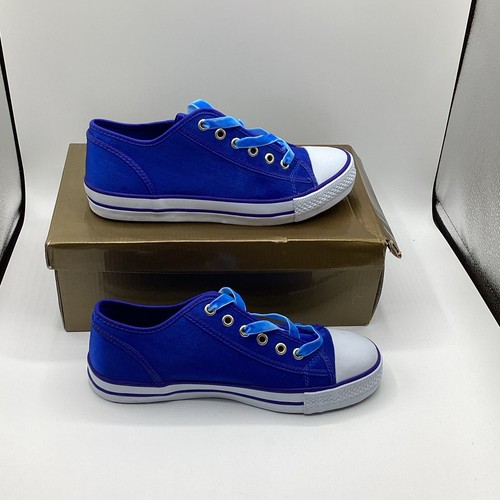NIB TWIGGY Of London Cobalt Blue Sneakers Size 8.5W - Picture 2 of 6