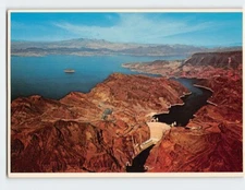 Postcard Hoover Dam And Lake Mead