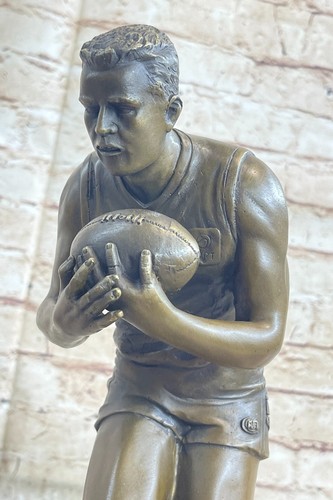 Australian Rugby Player Genuine Bronze Sculpture Statue Clearance Sale Art Decor - Picture 7 of 10
