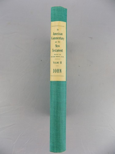AN AMERICAN COMMENTARY ON THE NEW TESTAMENT 1885 BIBLE , ALVAH HOVEY ,Vol.3, vgc - Picture 2 of 10