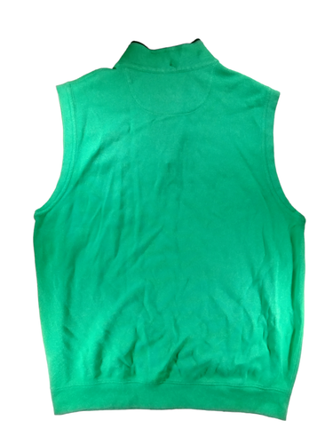 Men's Fairway & Greene River Oaks CC Green Pullover 1/4 Zipper Vest Size Large - Picture 4 of 10