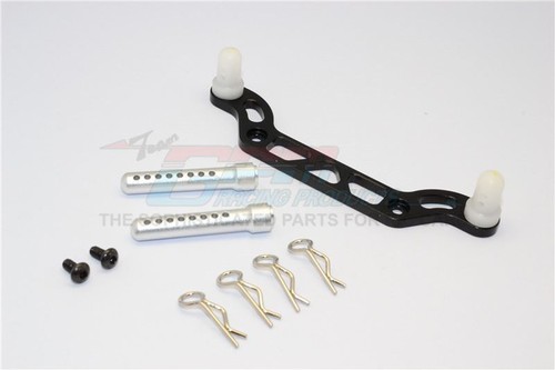 GPM CK032F ALU FRONT BODY MOUNT W/ DELRIN POSTS HPI 1/10 RC CRAWLER KING TRUCK - Picture 8 of 13