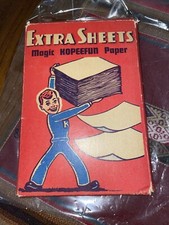 Vtg Magic Kopeefun Paper Extra Sheets Embree Mfg 1941 Art Crafts In Package Old