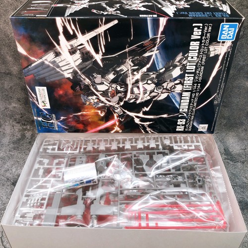 HG 1/144 RX-93 Nu Gundam First Lot Color Ver Gundam Fan Club Limited Kit NEW - 第 3/7 張圖片