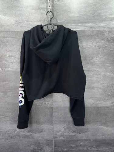 Hugo Dangaya Crop Hoodie Sweatshirt Womens Size L - Picture 14 of 16