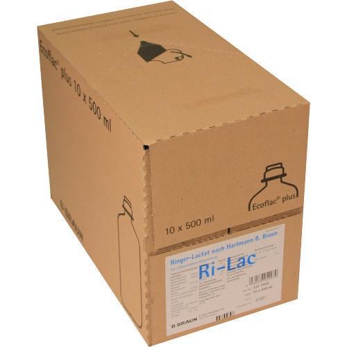 RINGER LACTAT n.Hartm.B.Braun Ecofl.Plus Inf.-Lsg. 10X500ml - Bild 1 von 1