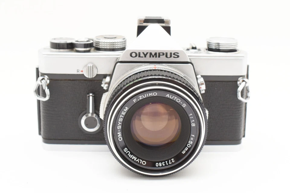 🎦 CLA'd [Near MINT -] Olympus M-1 Film Camera SLR 50mm F.ZUIKO f/1.8 From JAPAN - Image 4 of 4