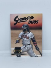 2021 Topps Stadium Club Ronald Acuna Jr. / Freeman Superstar Duos Black /99!