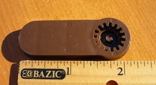 Vintage Singer Buttonholer Eyelet Template Brown Plastic 2" Long