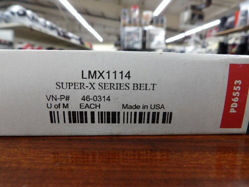 Drive Belt Super X Series Polaris 1991-1992 Indy Lite / Deluxe LMX1114 - Foto 2 di 7