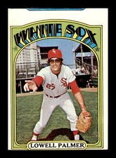 1972 Topps Lowell Palmer #746 Chicago White Sox Baseball High Number EX-EXMT