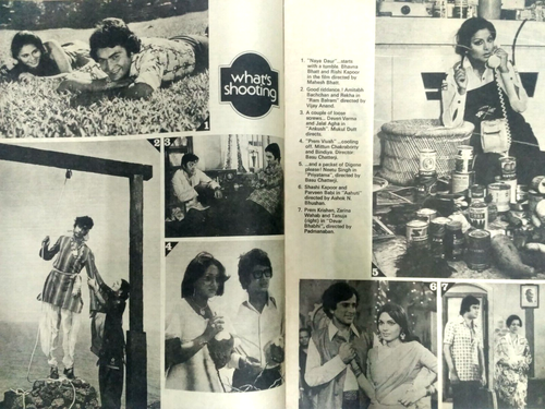 1977 FILMFARE INDIA MAGAZINE: SHARMILA, AMITABH, SMITA, BIKRAM YOGA, NUTAN, KHOT - Picture 4 of 12