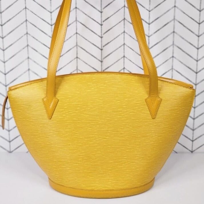 Louis Vuitton Saint Jacques Yellow Epi Shoulder Bag | eBay