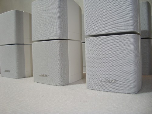 1x BOSE Doppelcube Lautsprecher WEIß TOP Zustand Lifestyle & Acoustimass - Bild 3 von 10