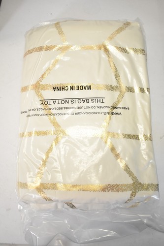 Intelligent Design Comforter Bedding Set King/California Size 5 Piece Ivory/Gold - Picture 5 of 13