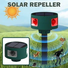 Solar Animal Repeller Ultrasonic Animal Repellent Outdoor with Motion Detection