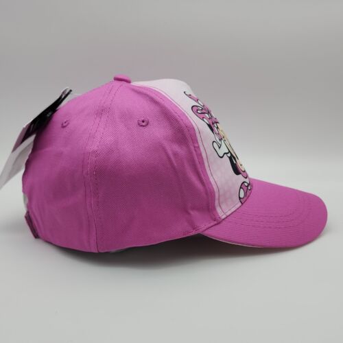 New Disney Minnie Mouse Youth Girls Adjustable Baseball Cap Hat Pink - Picture 3 of 5