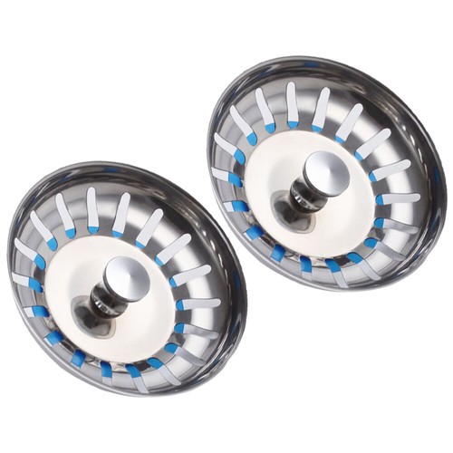 2 PCS Sink économies Filter Rubber Mesh Basket Fine Anti-blocking Floor Drain