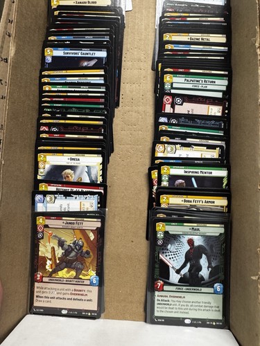 PREMIUM Medium Flat Rate Star Wars Unlimited TCG ~3000 Hyperspace & Foil See Dsc - Picture 5 of 17