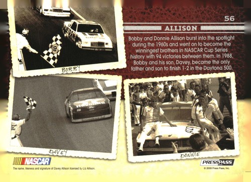2009 Press Pass Racing Legends base, serial num, Inserts  - Pick from list - PYC - Picture 133 of 195