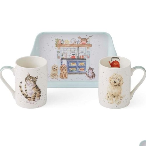 Wrendale Designs Animal Birds Bone China Mug & Tray Set by Royal Worcester - Picture 2 of 11