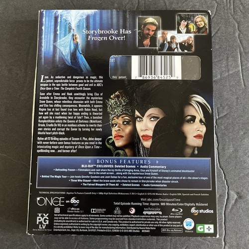 Once Upon a Time: The Complete Fourth Season (Blu-ray Disc, 2015, 5-Disc Set) - Picture 2 of 7
