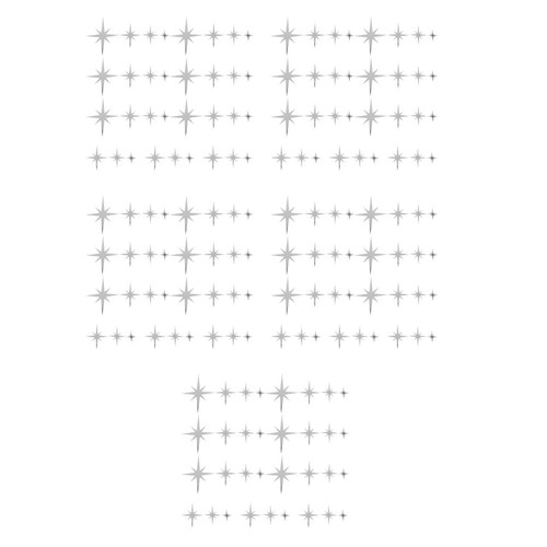  61 Piezas Pegatinas Decoración Pared Dormitorio Infantil Estrella Espejo Decoraciones para - Imagen 20 de 20