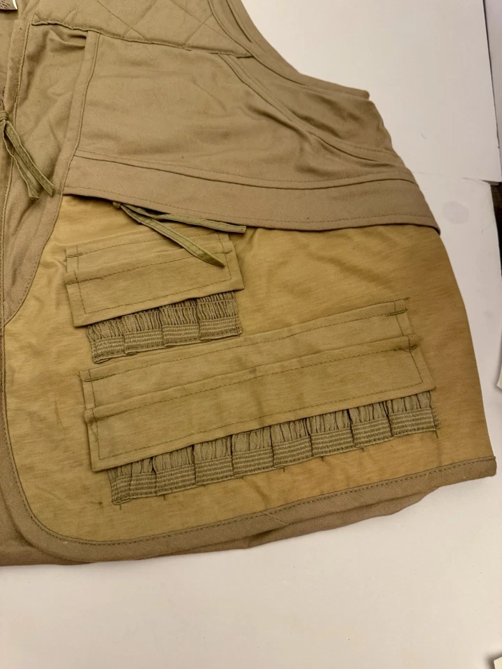 COLUMBIA Sportswear Company Men’s Hunting Vest Size L Beige 24 Shell - Image 4 of 4